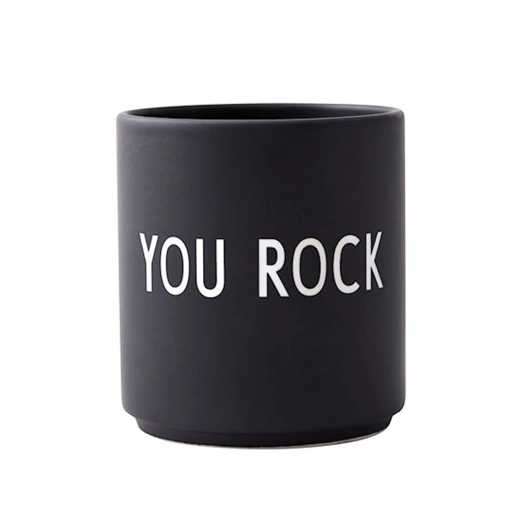Design Letters Favourite Muki You Rock 25 cl Musta