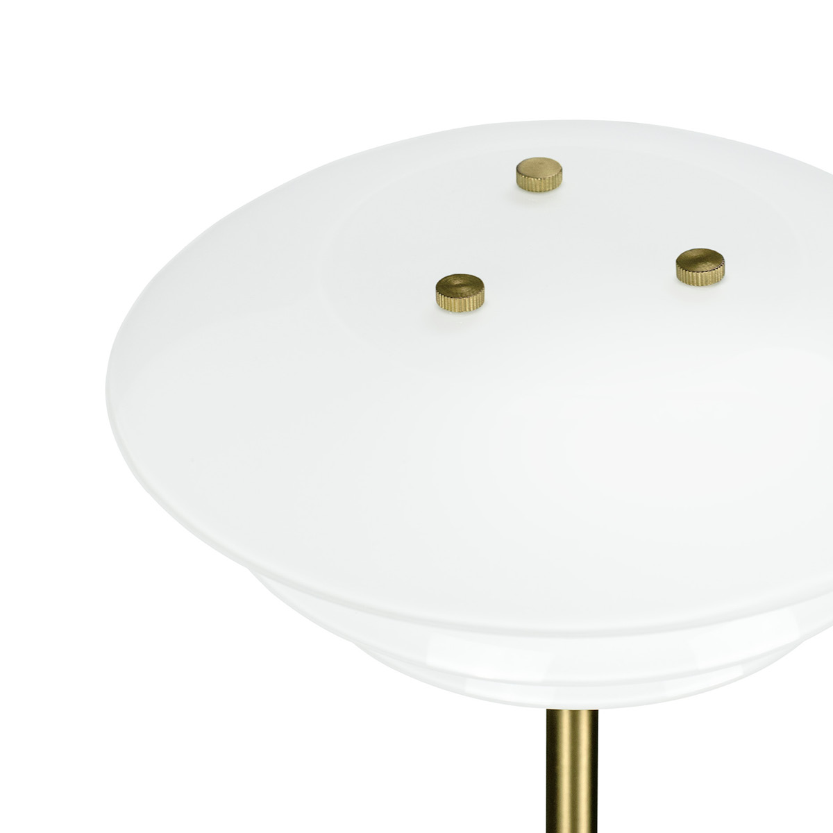 Dyberg Larsen DL20 bordslampa 30 cm opal/mässing