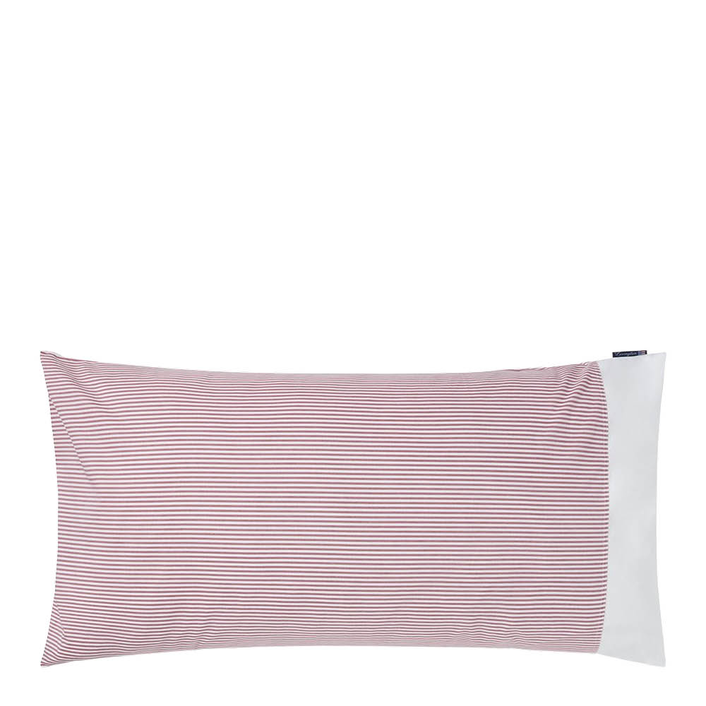 Lexington Örngott 50x90 cm bomullspercale randigt fig/white