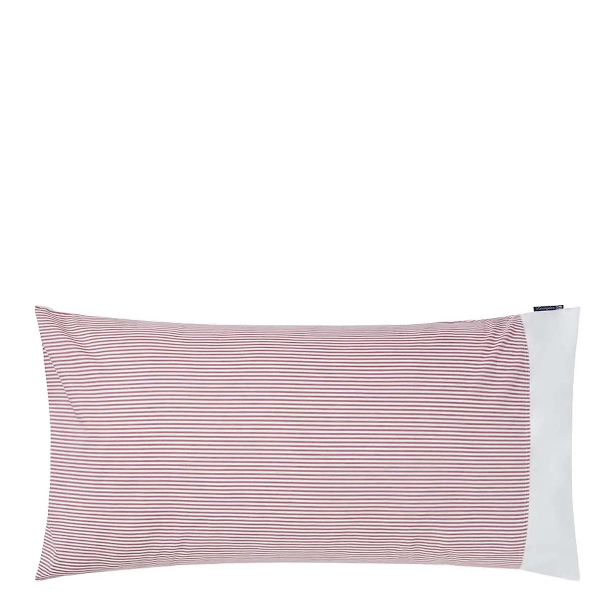 Lexington Örngott 50x90 cm bomullspercale randigt fig/white