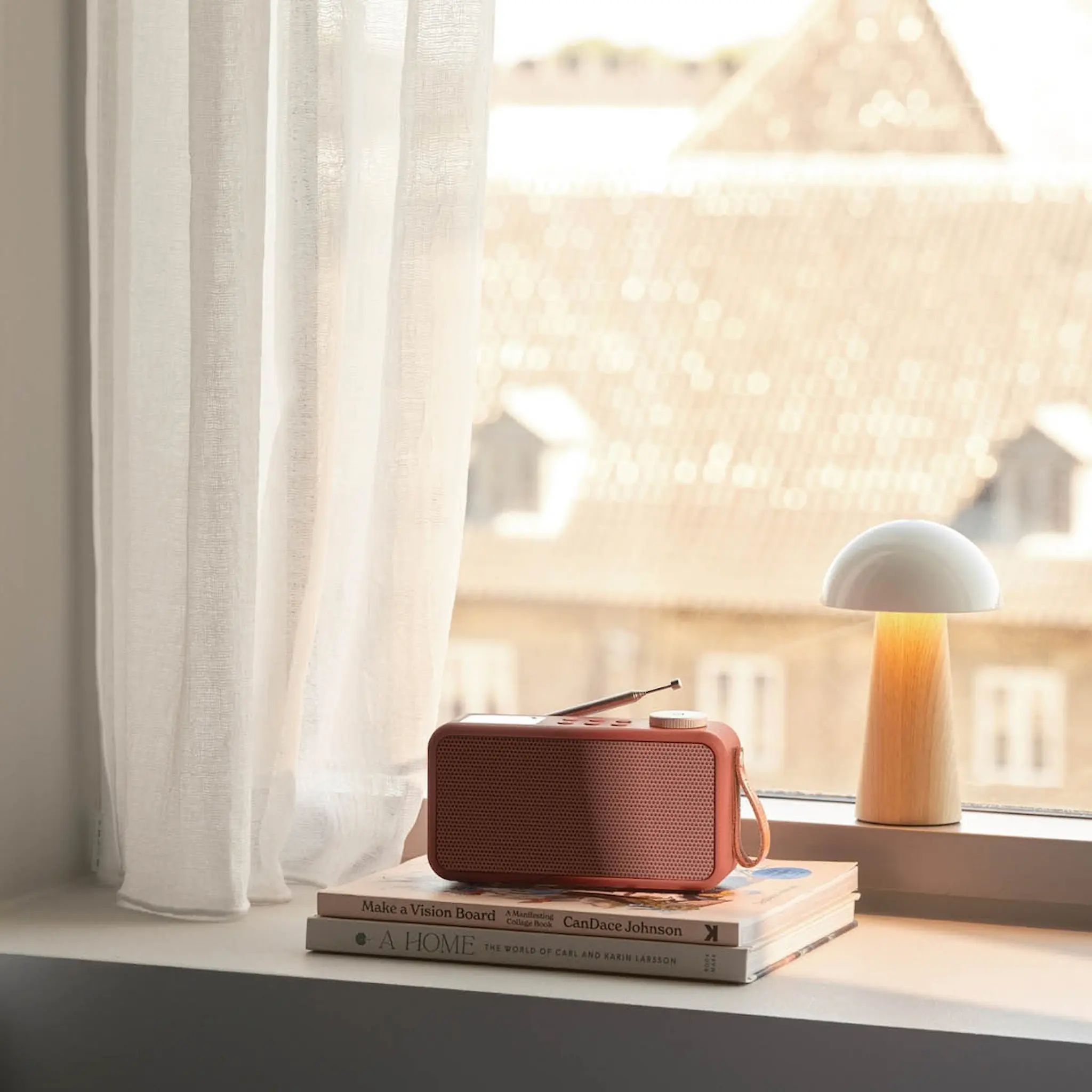 Kreafunk aTUNE 2 Bluetooth FM/DAB-radio 10,9x19,5x7 cm terrakotta