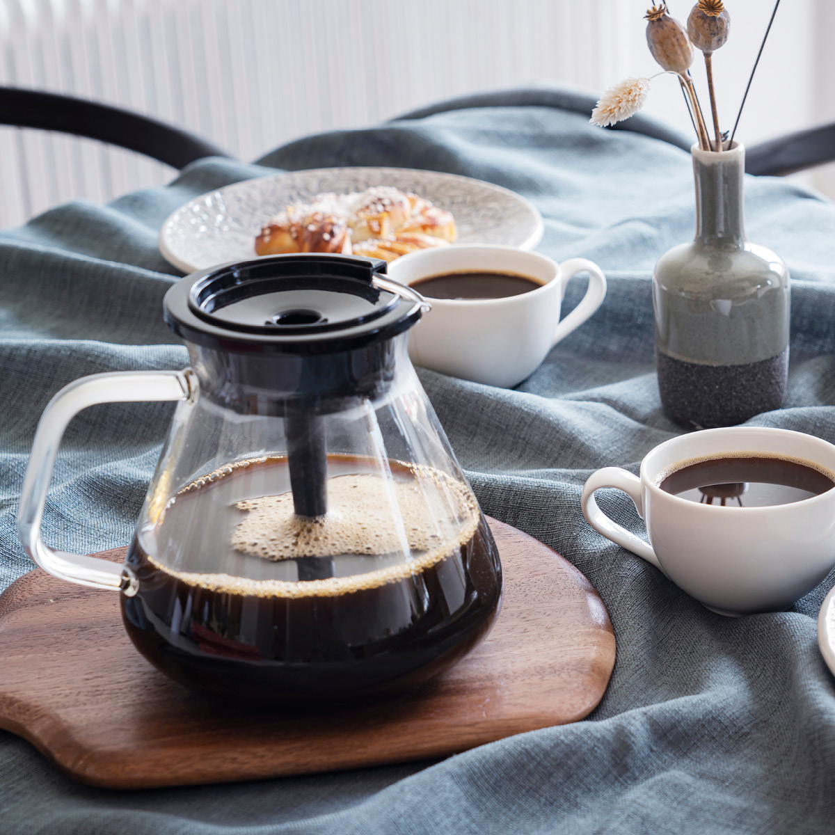 OBH Nordica Blooming Kaffebryggare 1,25 L Prime Sand