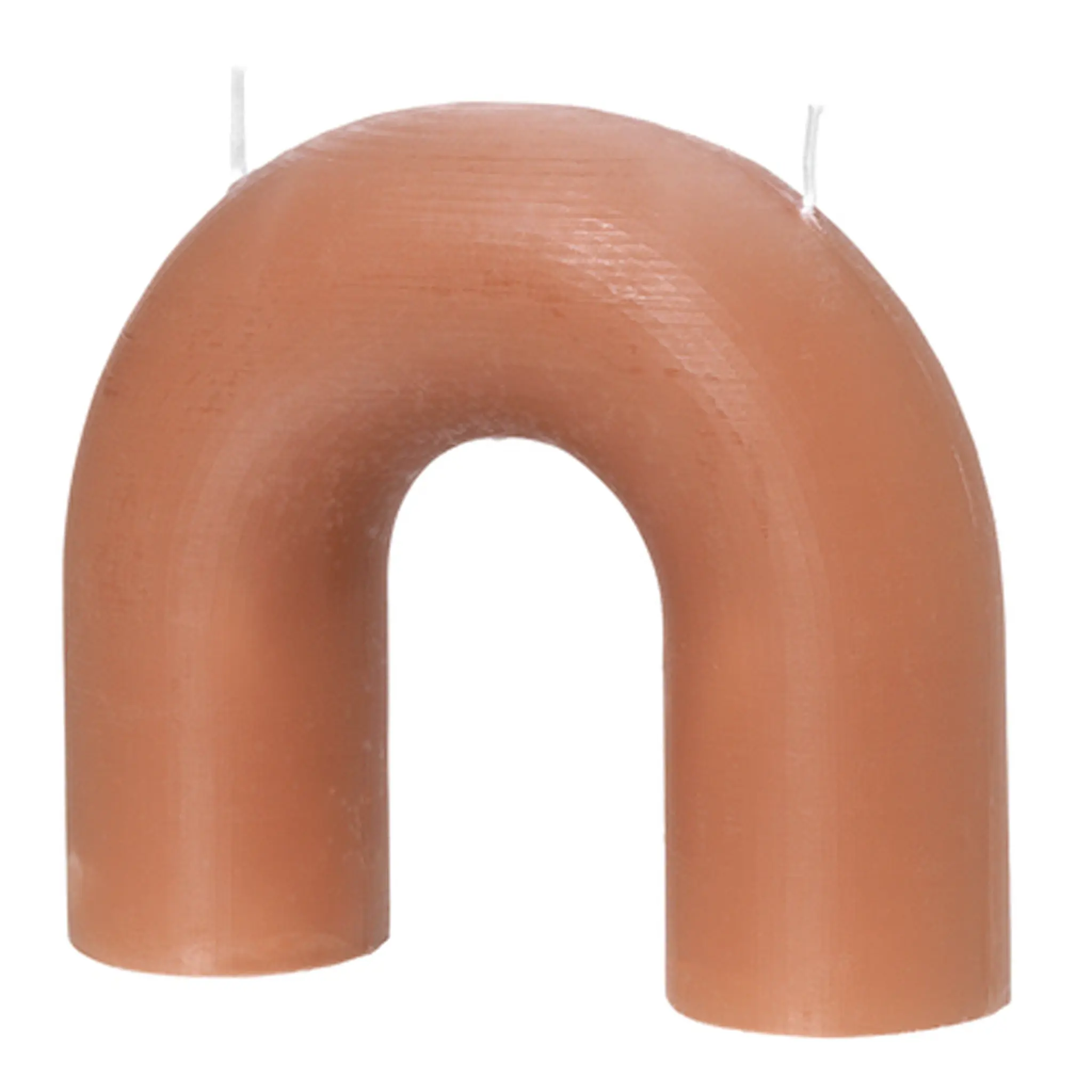 Broste Copenhagen Bend Ljus 14,5 cm Tan