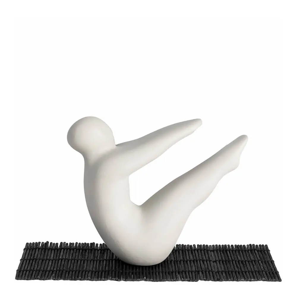 Lisa Larson Yoga Figuuri nro. 2 Vaaleanharmaa