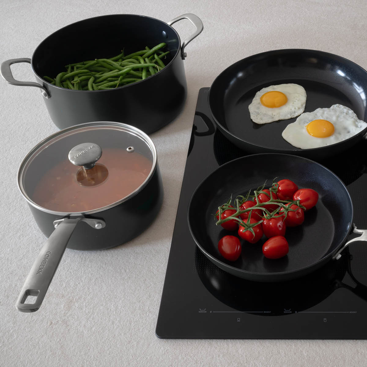 Combekk Element Kattila 18 cm 3,7 L Musta
