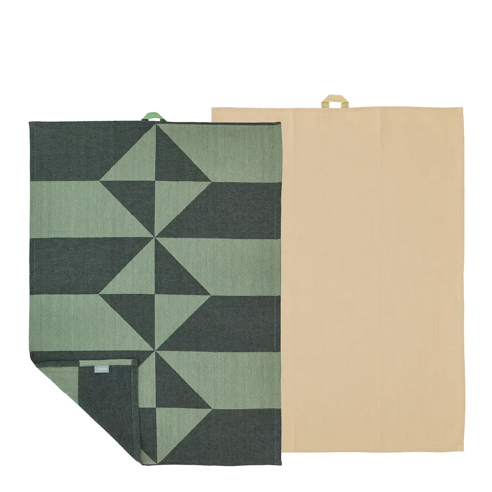 Twist Keittiöpyyhe 50x70 cm 2 kpl Hedge Green