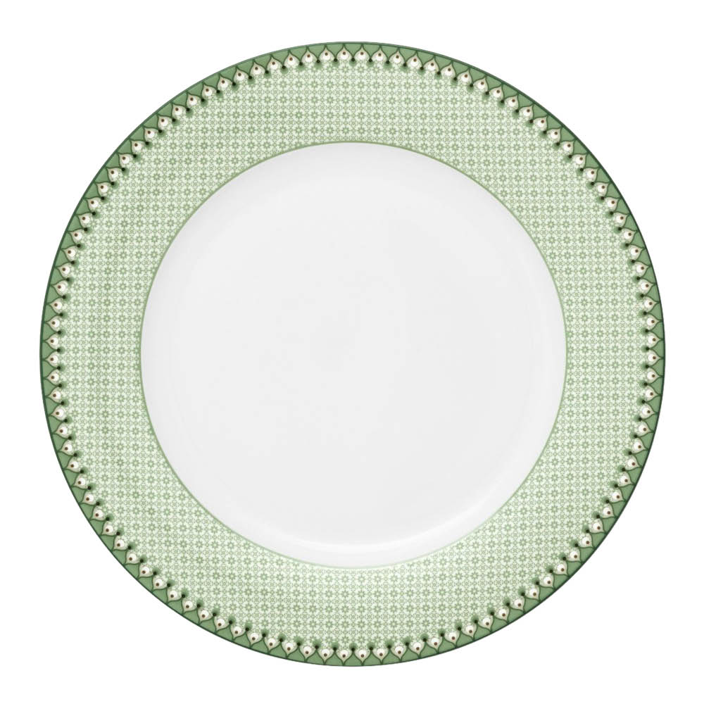 Pip Studio Lily & Lotus Tiles Lautanen 26,5 cm Vaaleanvihreä