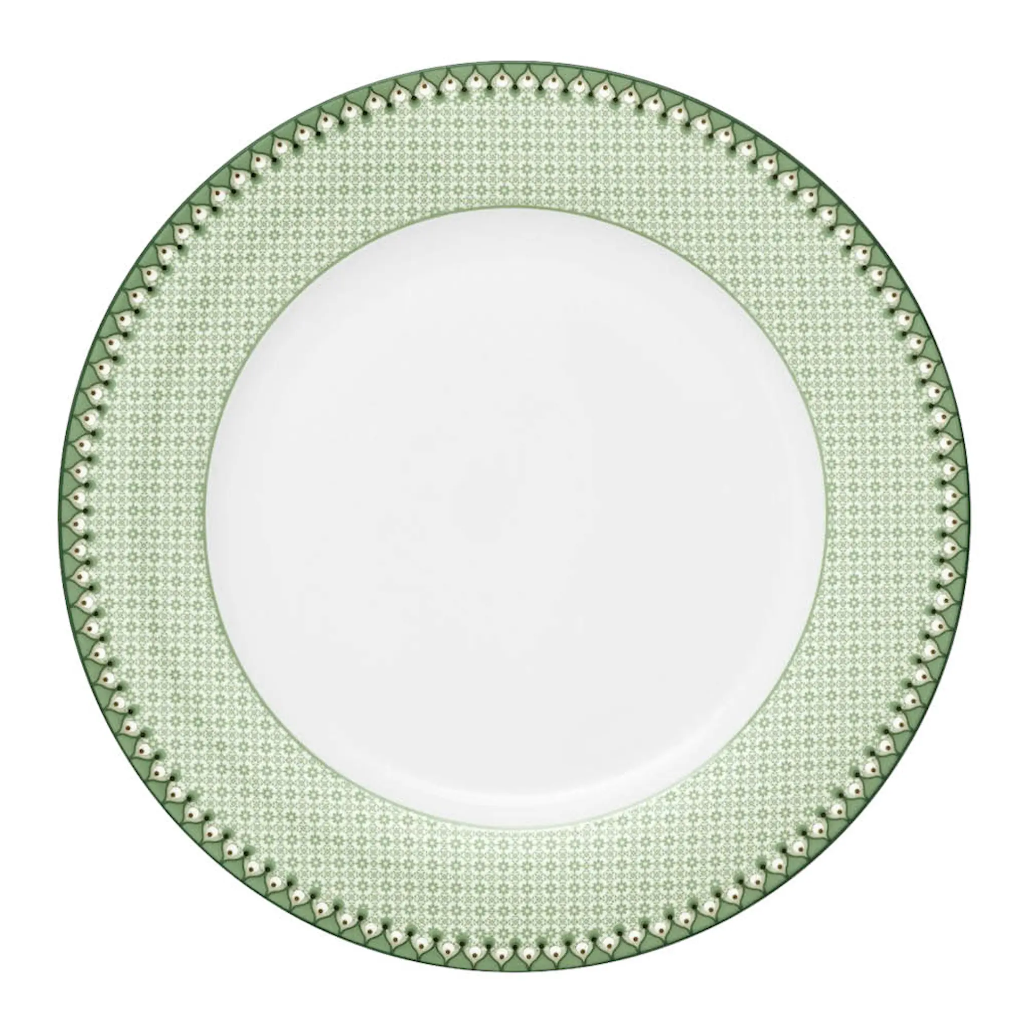 Pip Studio Lily & Lotus Tiles Lautanen 26,5 cm Vaaleanvihreä