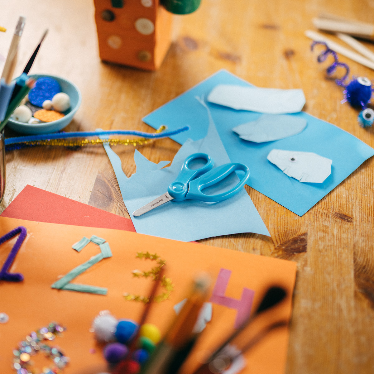 Fiskars Fiskars Kids sax 6+ år 13 cm turkos