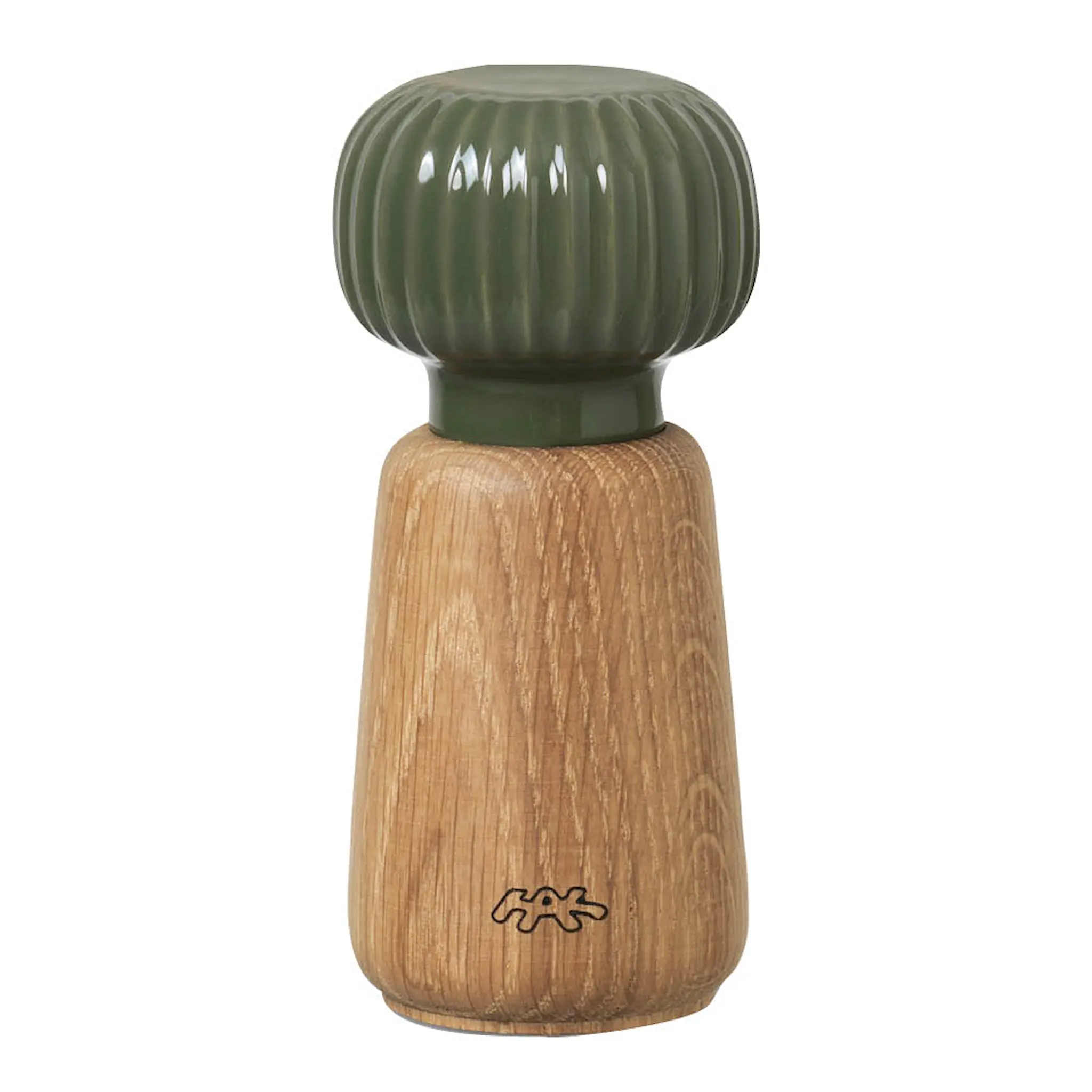 Kähler Hammershøi kvern 14 cm mørk grønn