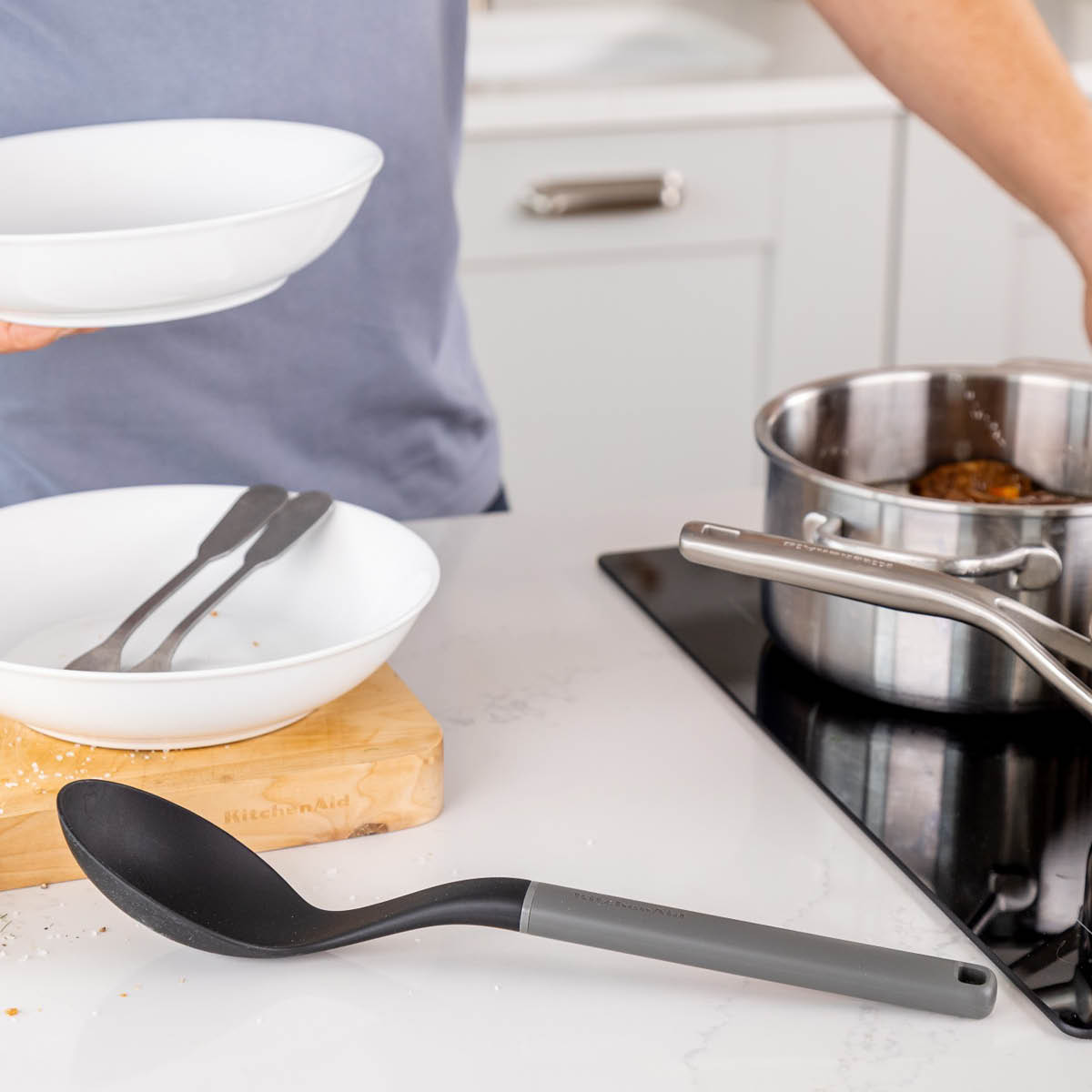 KitchenAid KitchenAid Classic grytesleiv 34 cm charcoal grey