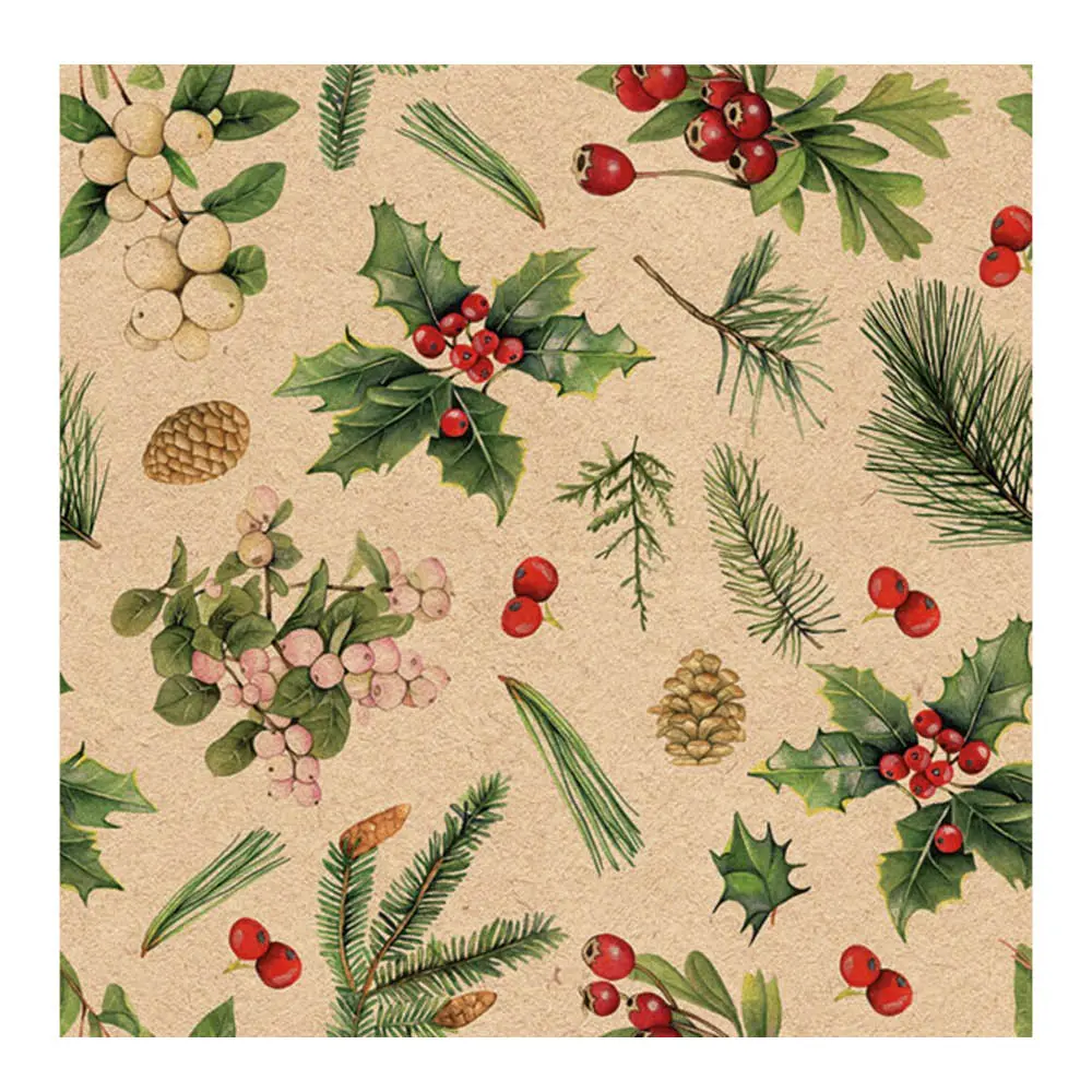 Servetti 33x33 cm 20 kpl Winter Greenery
