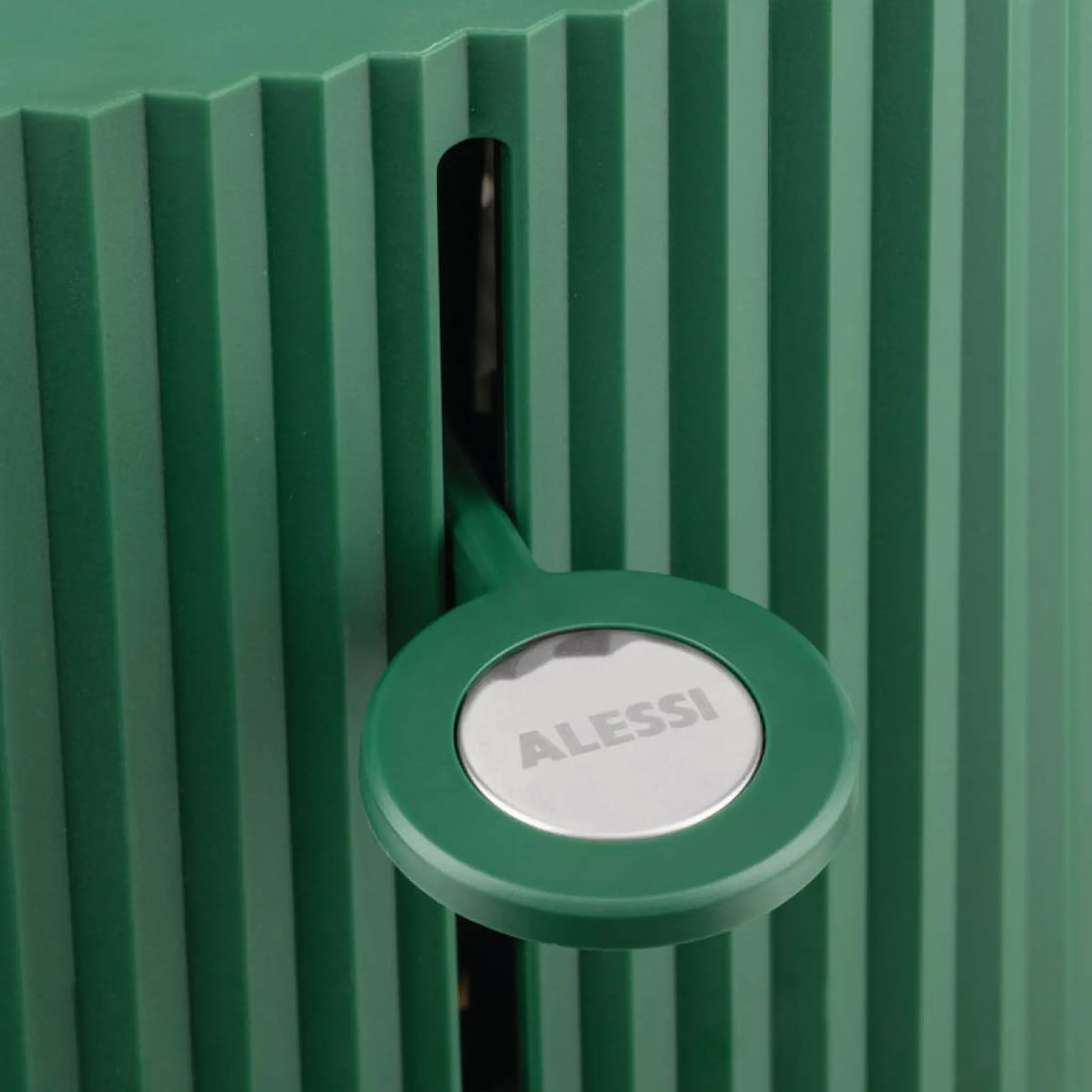 Alessi Plissé Leivänpaahdin 2 viipaletta Vihreä