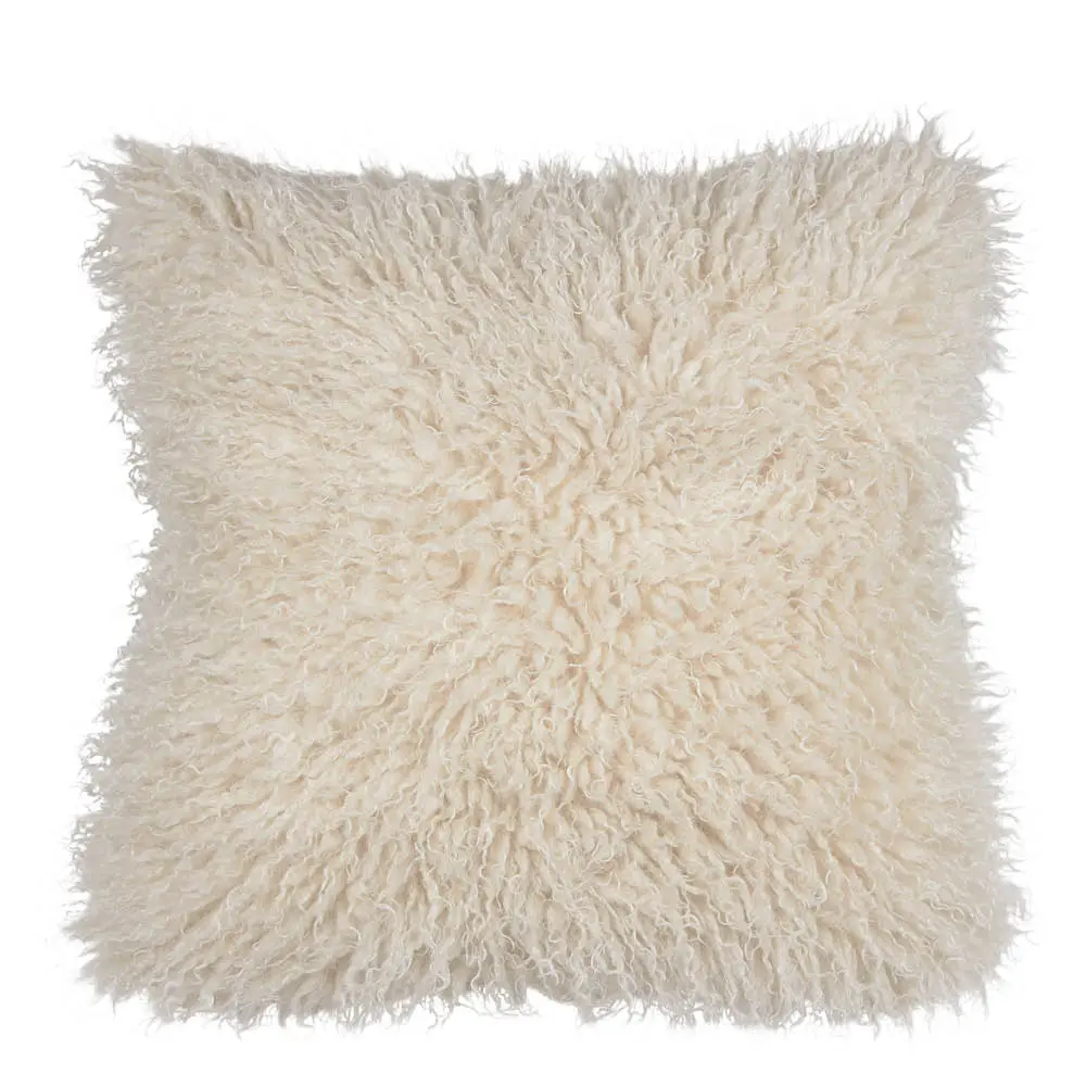 Curly putetrekk 48x48 cm offwhite