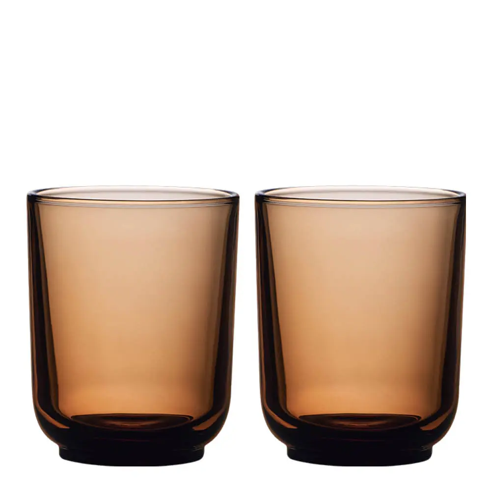 Pirch latte glass 33 cl 2 stk Amber