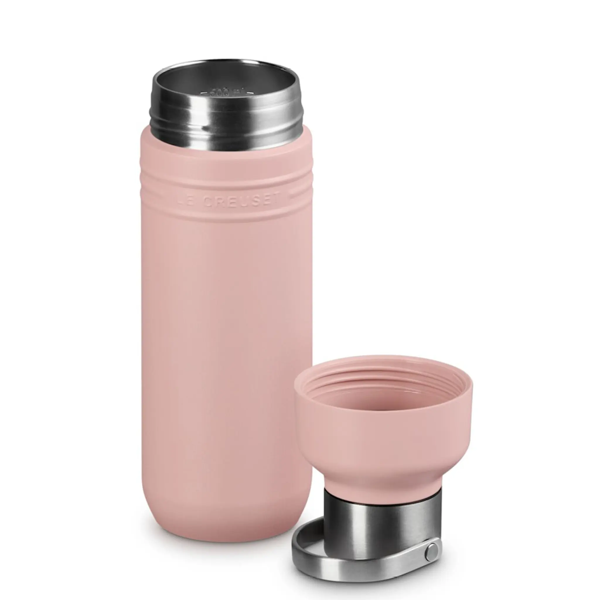 Le Creuset On The Go termosflaska 0,5 L shell pink