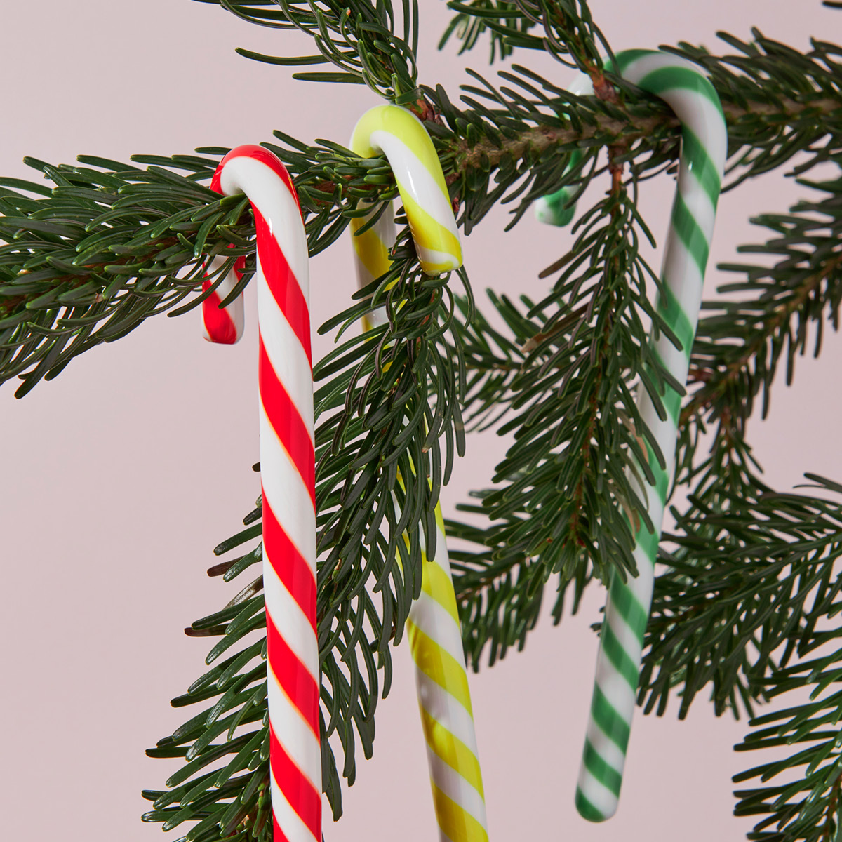 Kosta Boda Polka Joulukoriste lasi 17 cm Valkoinen/Vihreä