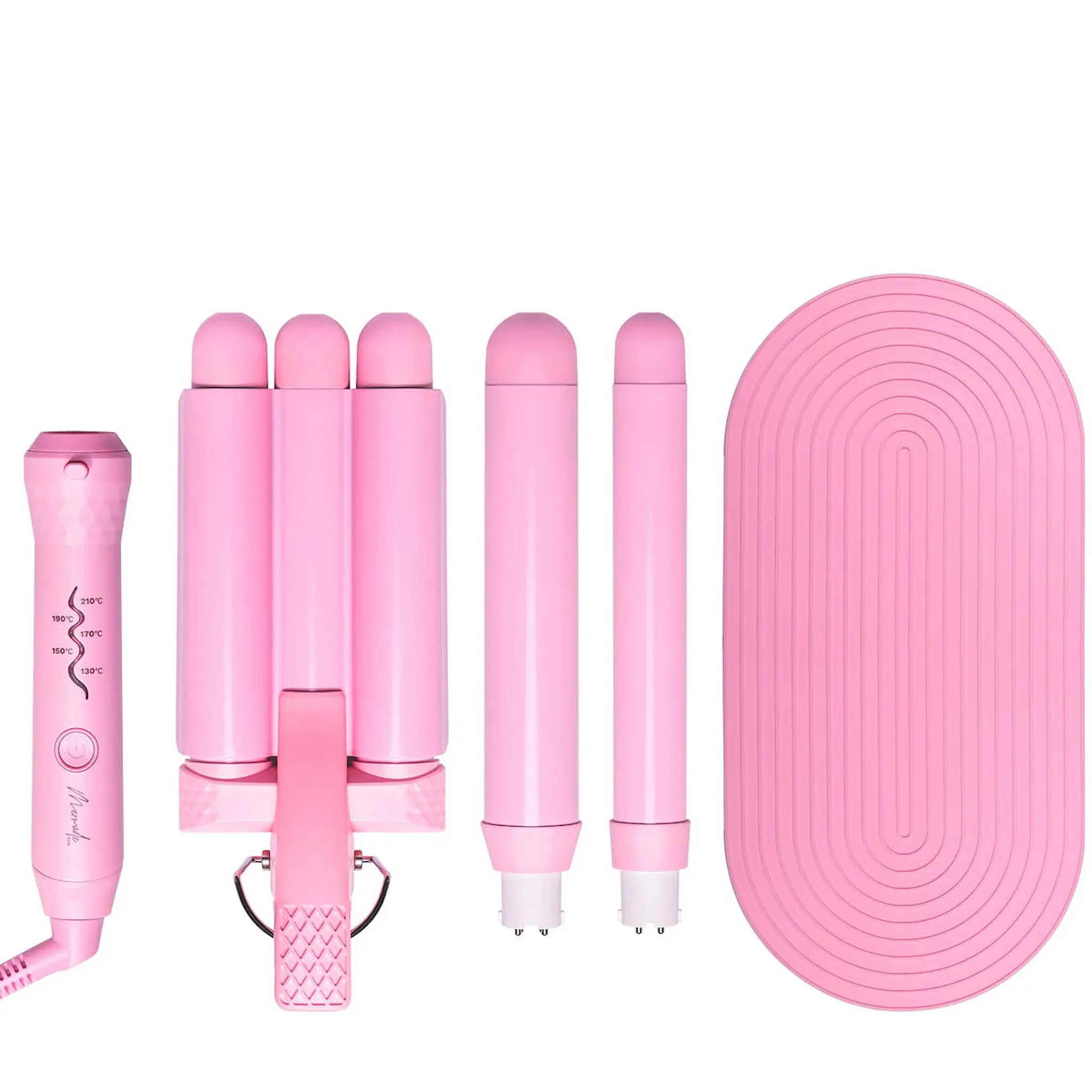 Mermade The Style Wand Kit vågtångset 6 delar rosa