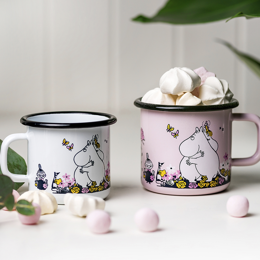 Muurla Mummikopp Emalje 37 cl Klem rosa