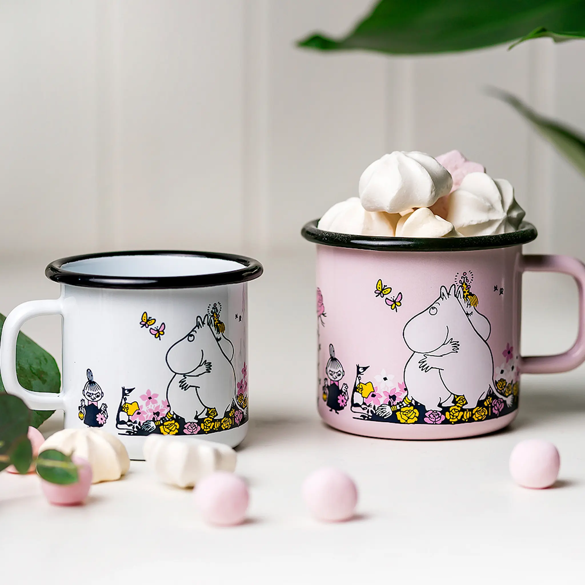 Muurla Mumin Emaljmugg Krama Mig 37 cl Rosa