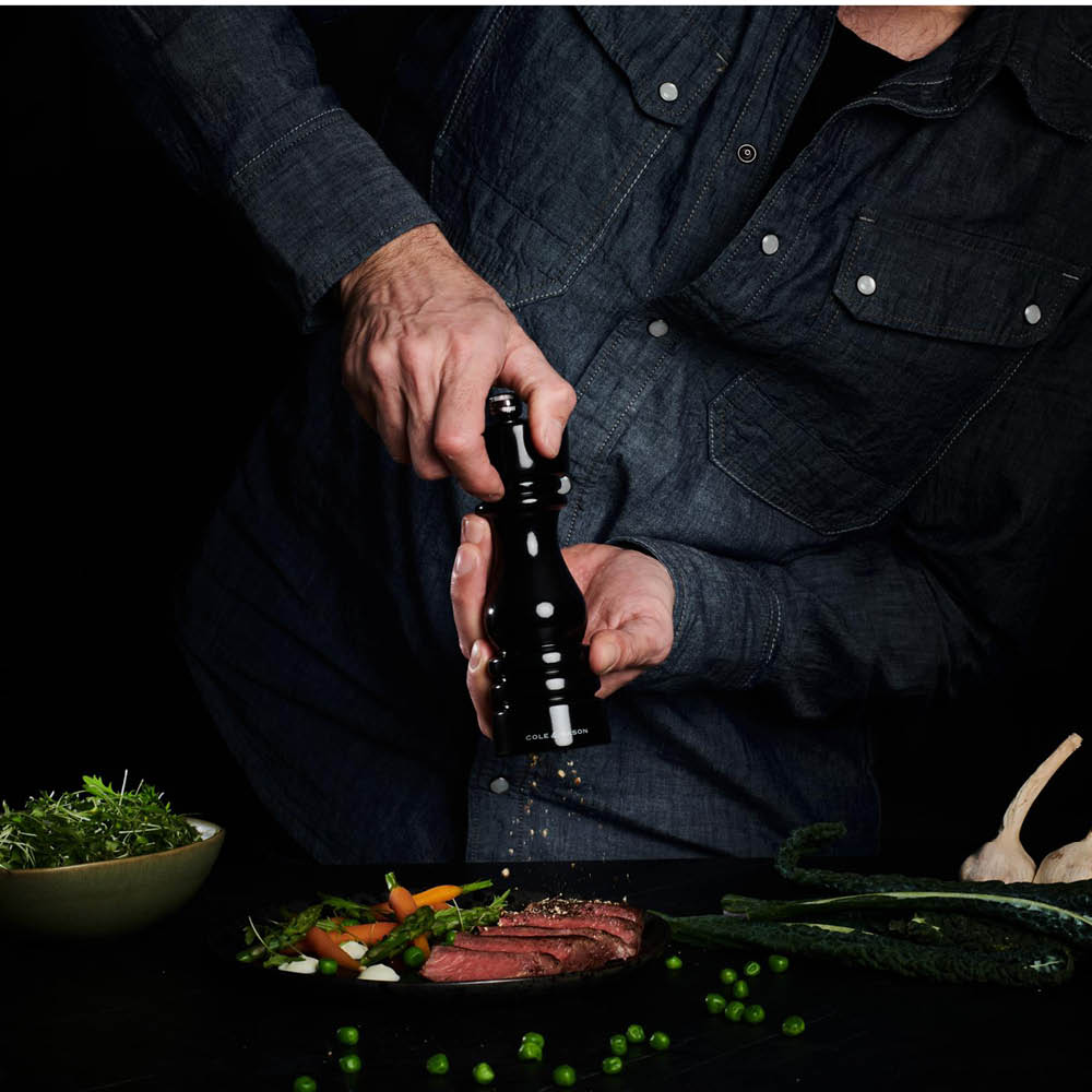 Cole & Mason London saltkvern 18 cm svart