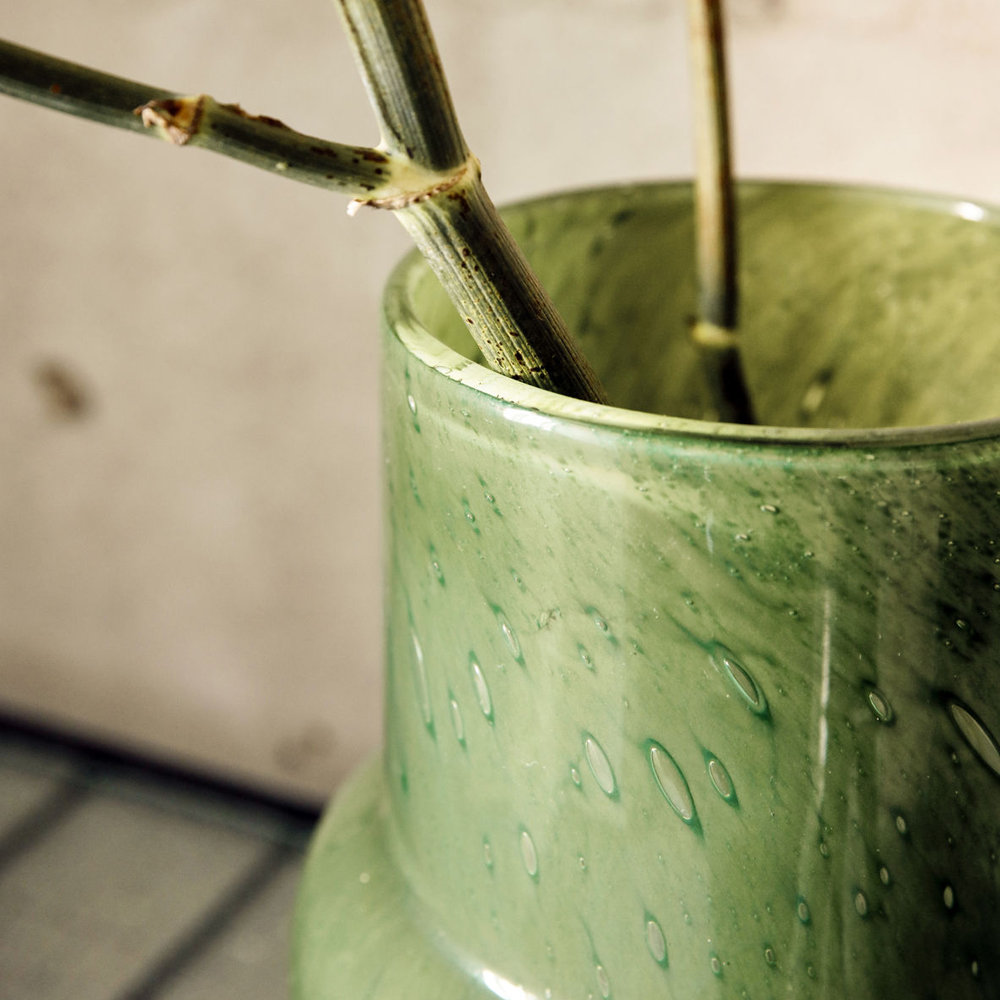 House Doctor Bole Vas 25,5 cm Mörkgrön