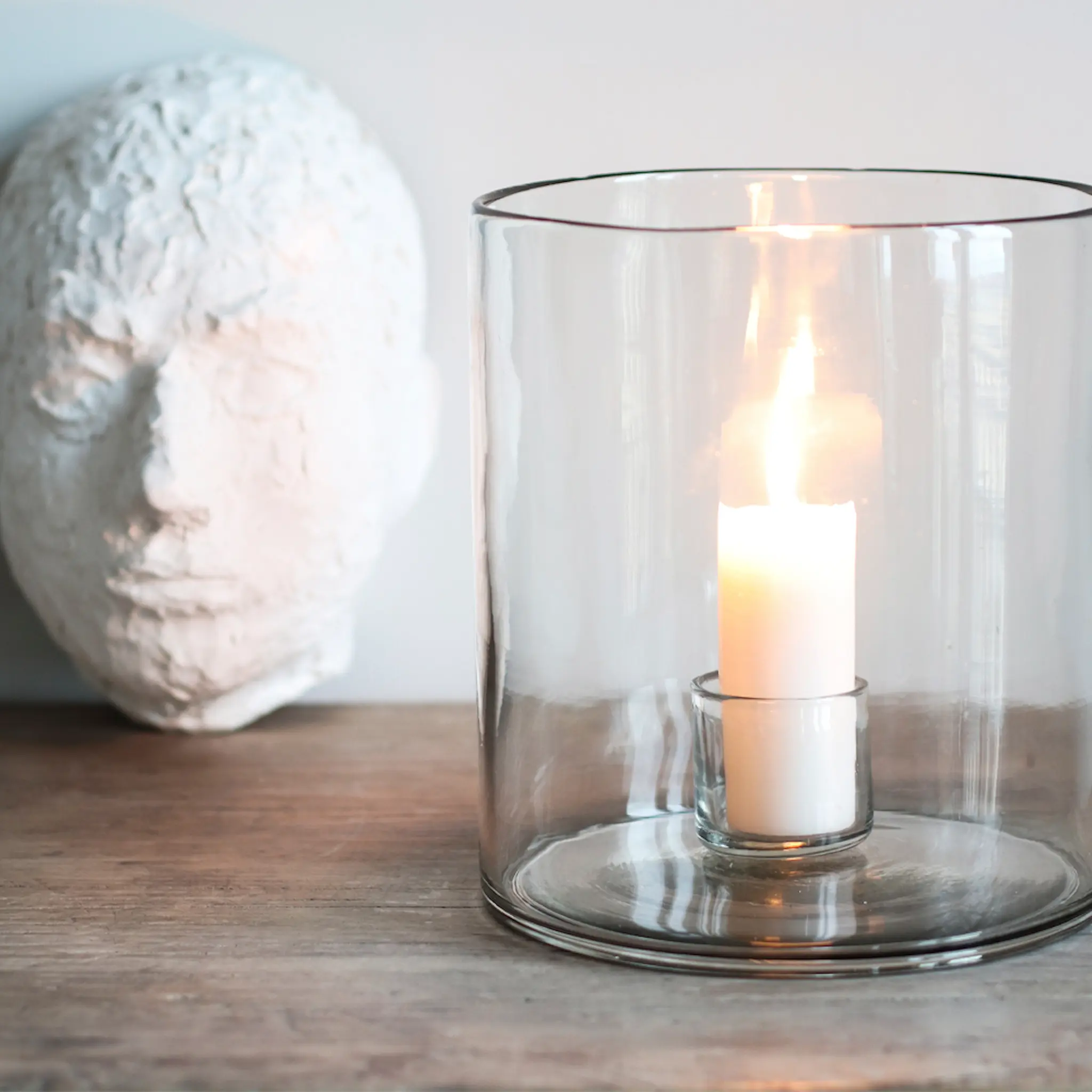 Tell Me More Luna Pöytäkynttilä 4x10 cm