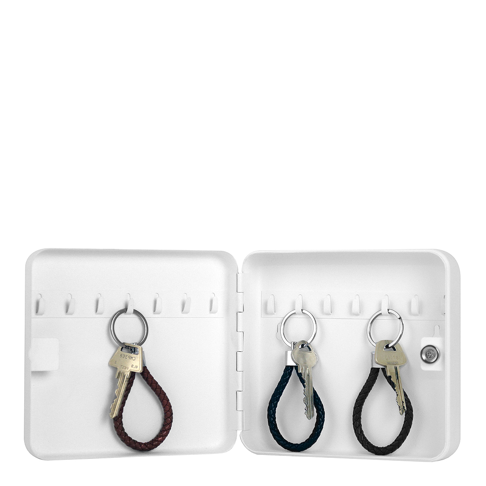 SOLSTICKAN Nøkkelskap 17x16 cm hvit matt