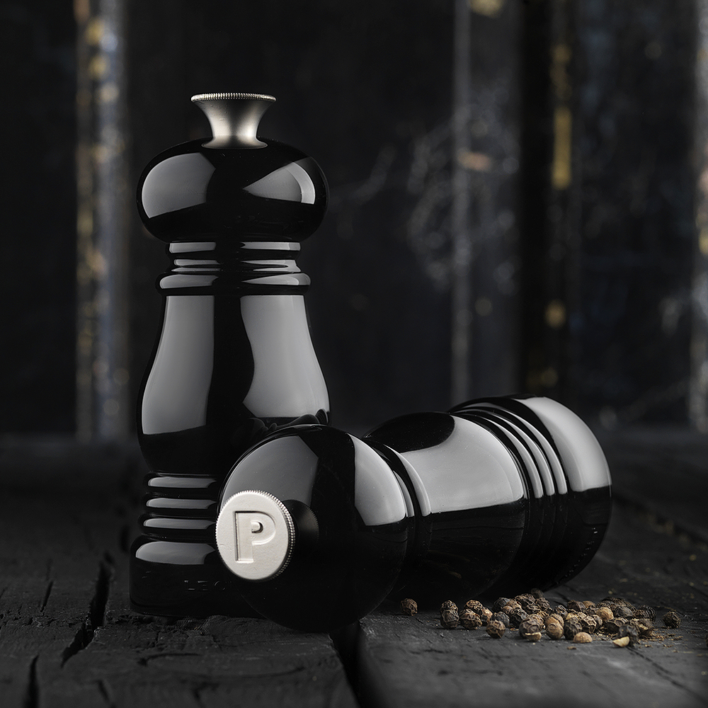 Le Creuset Salt- och pepparkvarnset 12 cm black blank