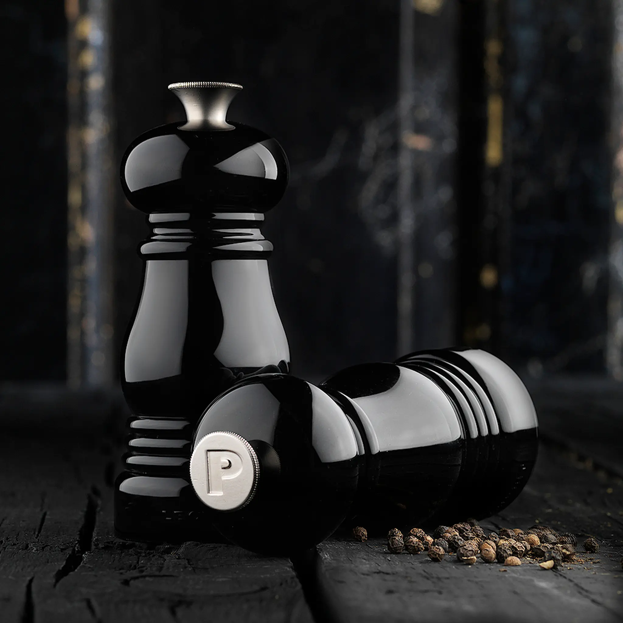 Le Creuset Suola- ja pippurimylly 11 cm Musta