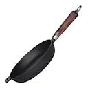 Stekpanna i gjutjärn med trähandtag 24 cm