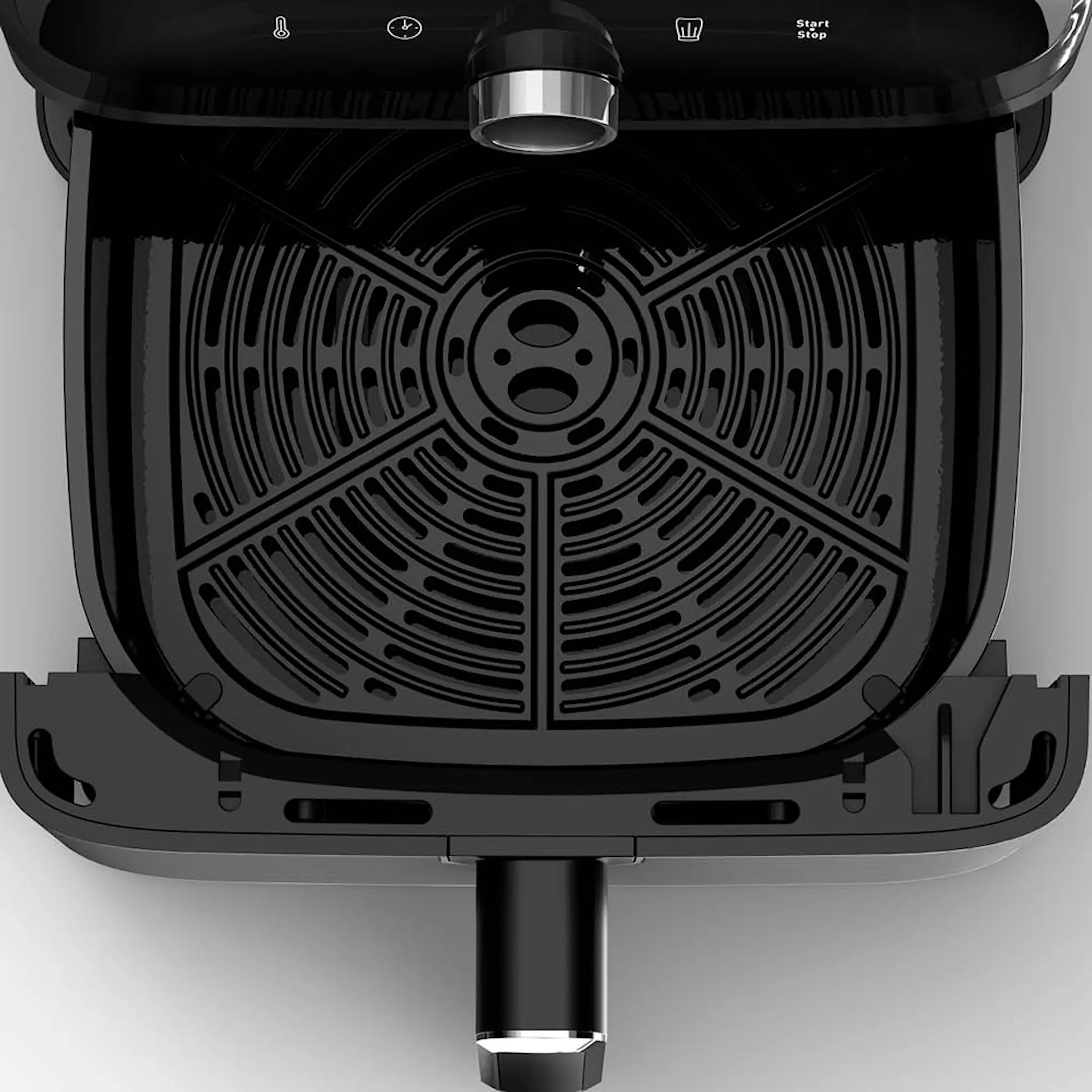 OBH Nordica Easy Fry Mega 7,5 L airfryer svart/stål