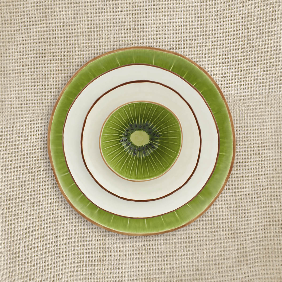 Bordallo Pinheiro Tropical Fruits skål 50 cl kiwi