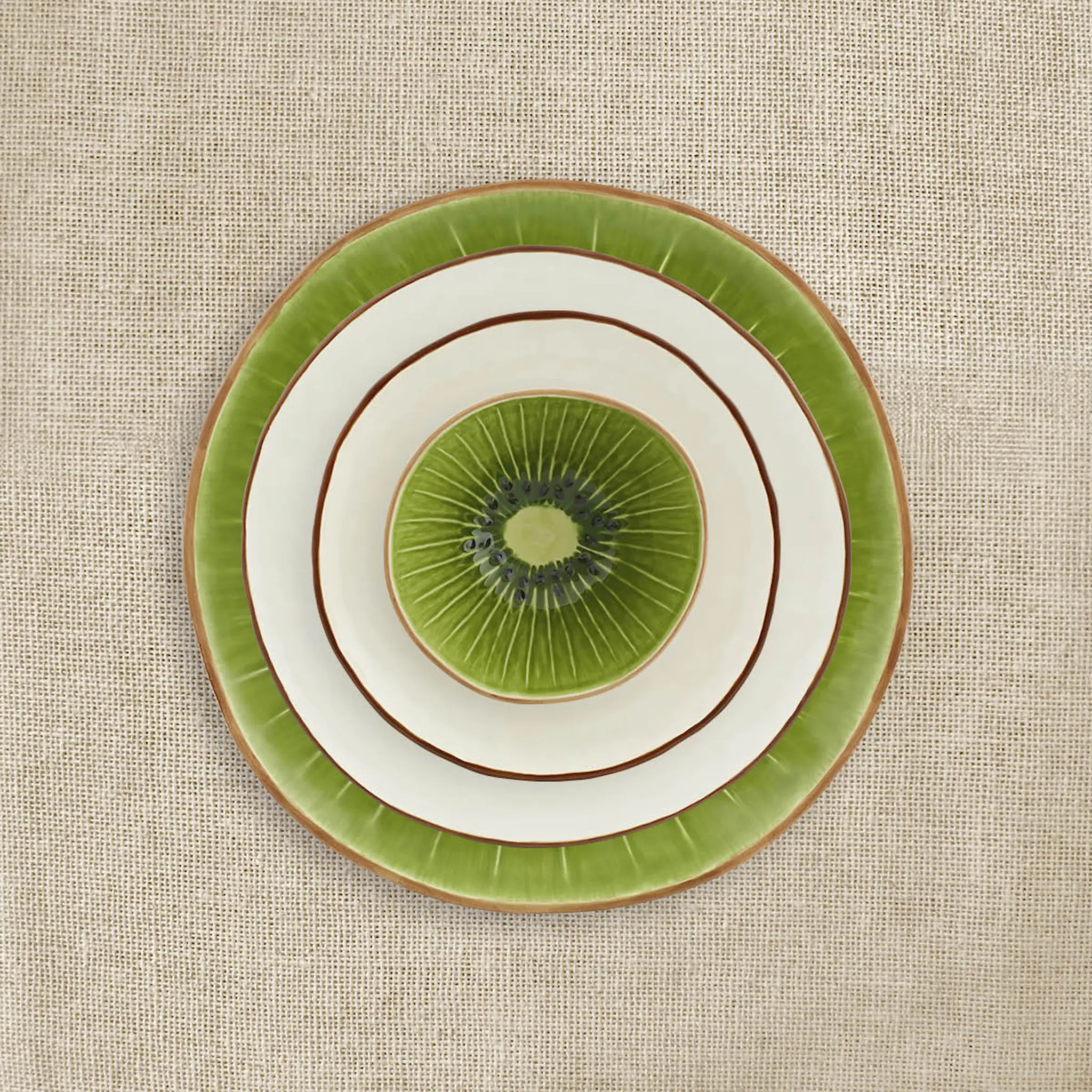 Bordallo Pinheiro Tropical Fruits skål 50 cl kiwi