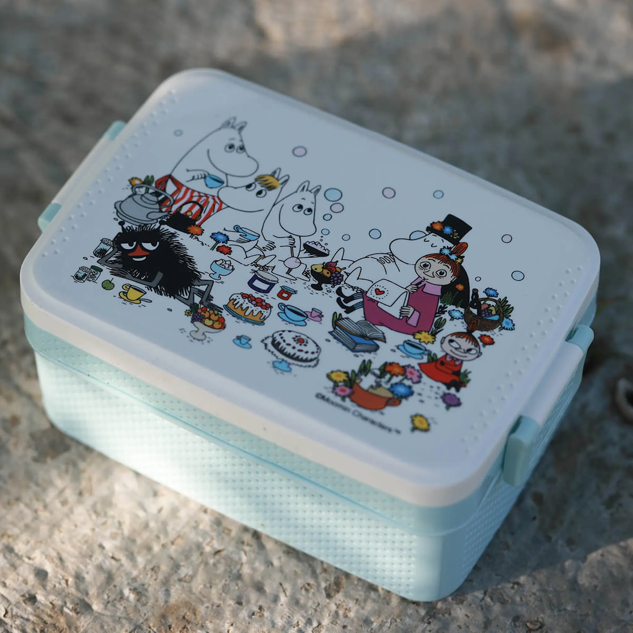 Rätt Start Mumin matlåda 18,5x12 cm Picknick blå