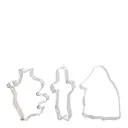 Pepparkaksformar Mumintrollet 3-pack Rostfri