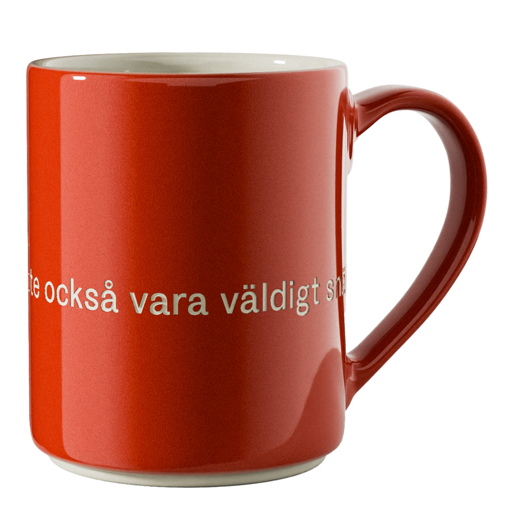 Design House Stockholm - Astrid Lindgren Muki, Den som är stark 35 cl Punainen