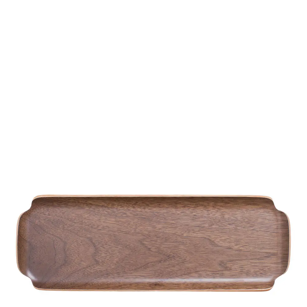 Leaf Puutarjotin 33x11,5 cm Pähkinäpuu