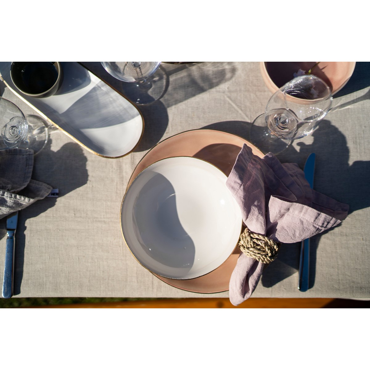 Heirol Heirol x Nosse dyp tallerken 20 cm edge ivory gold