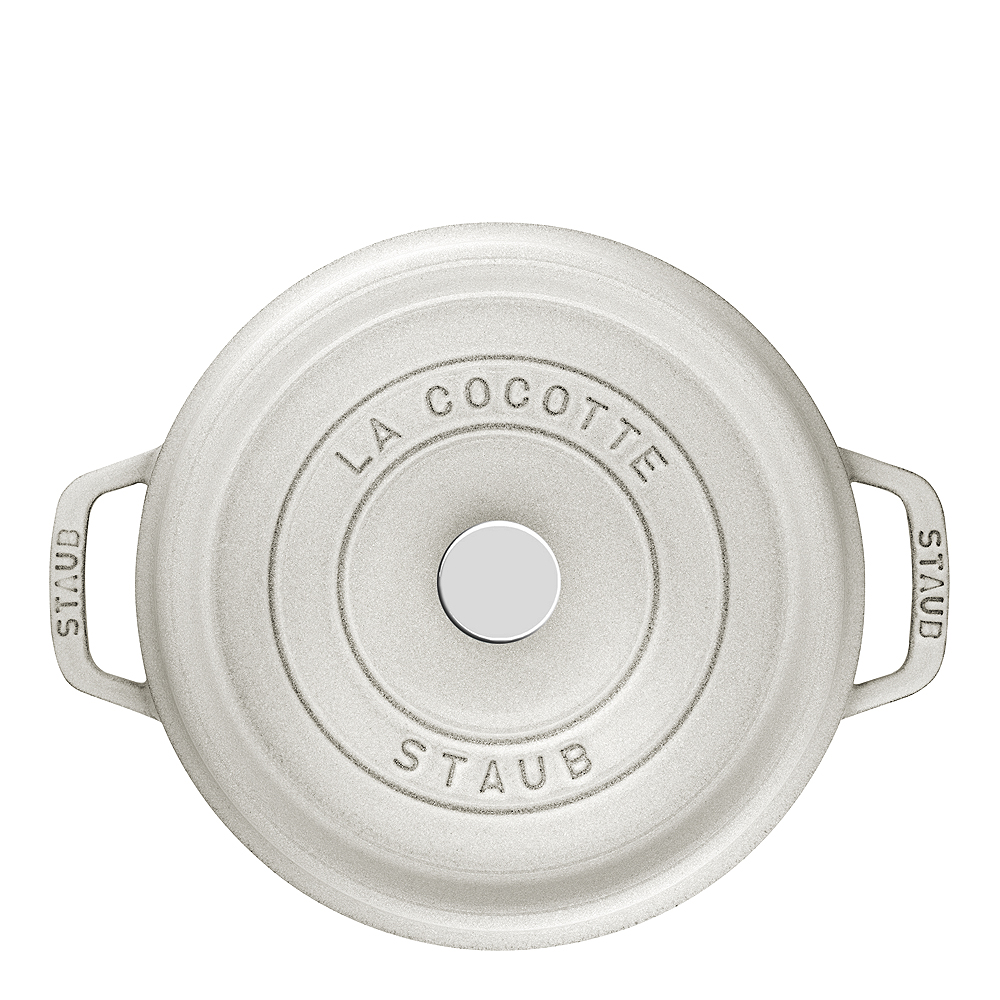Staub Staub La Cocotte gryta 5,2 L rund White Truffle