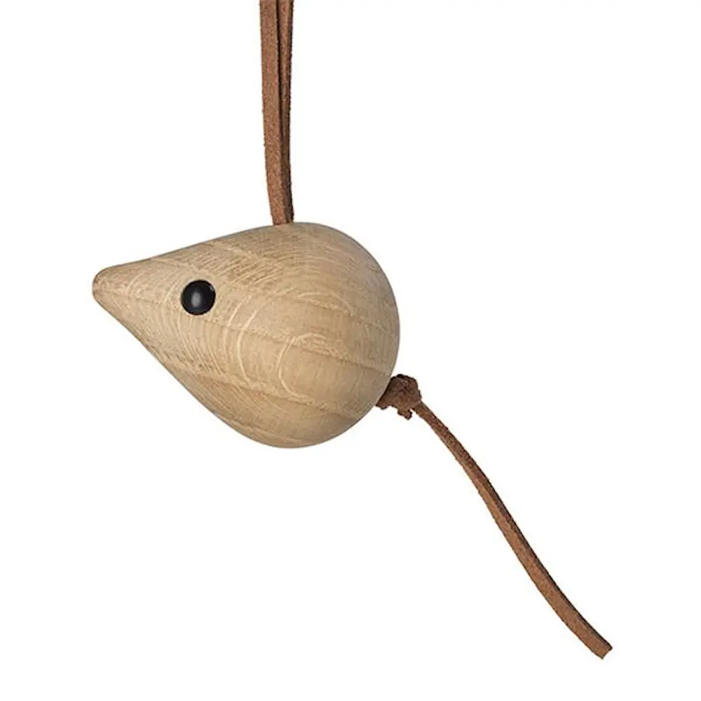 Nordic Tales Riippukoriste Hiiri 4 cm Tammi