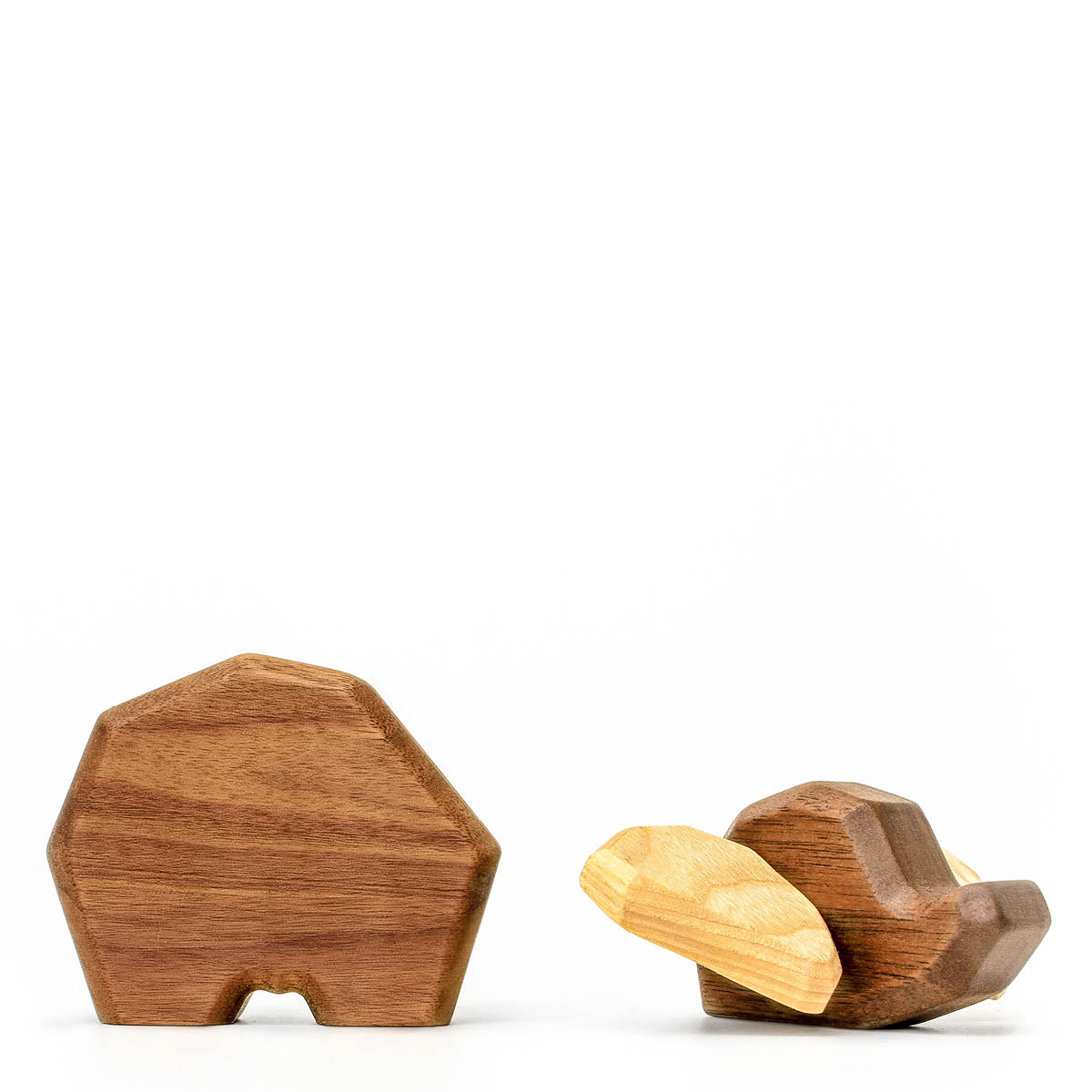 FableWood Puufiguuri Norsu 8 cm Pähkinä/Saarni