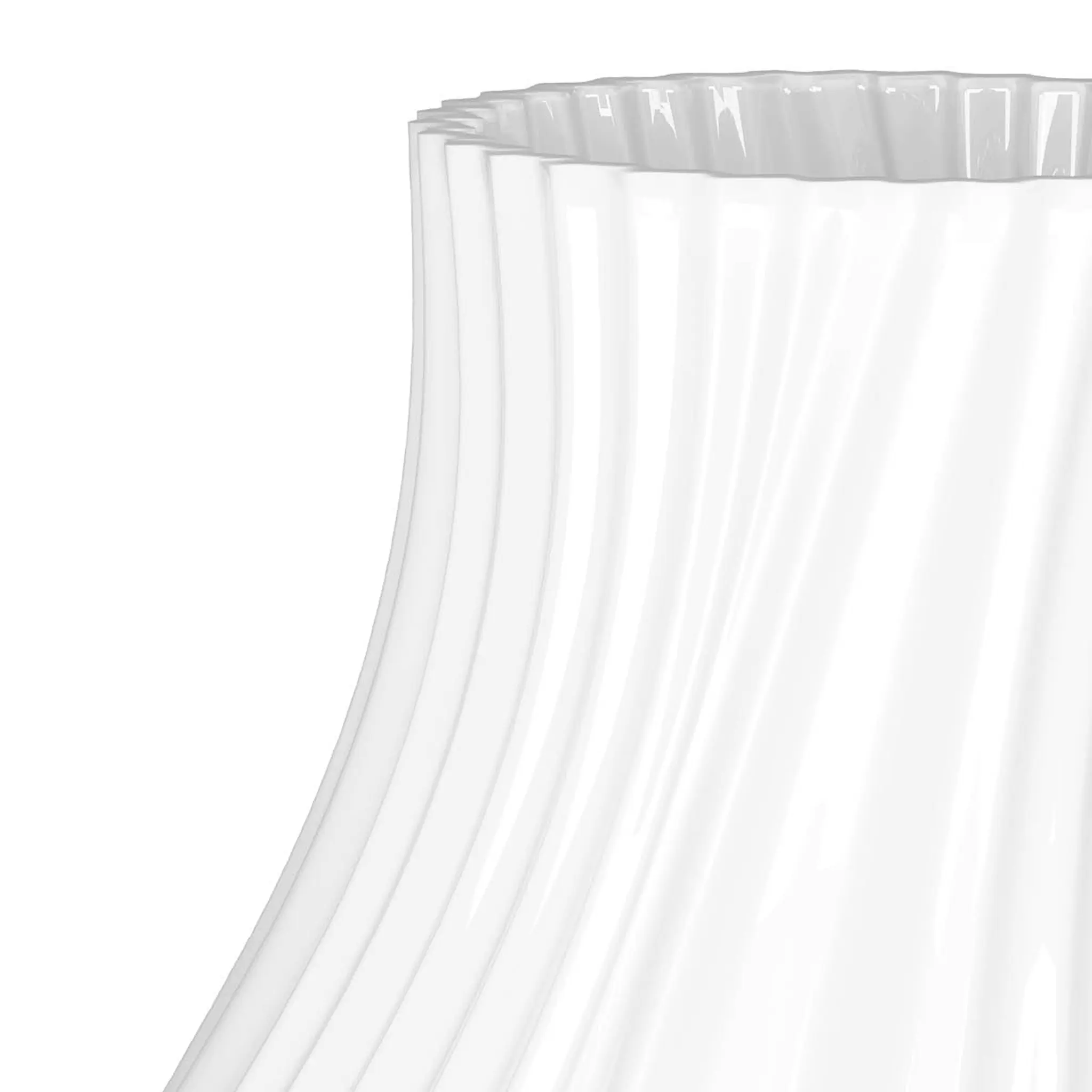 Lyngby Porcelæn Twist vas 18 cm vit