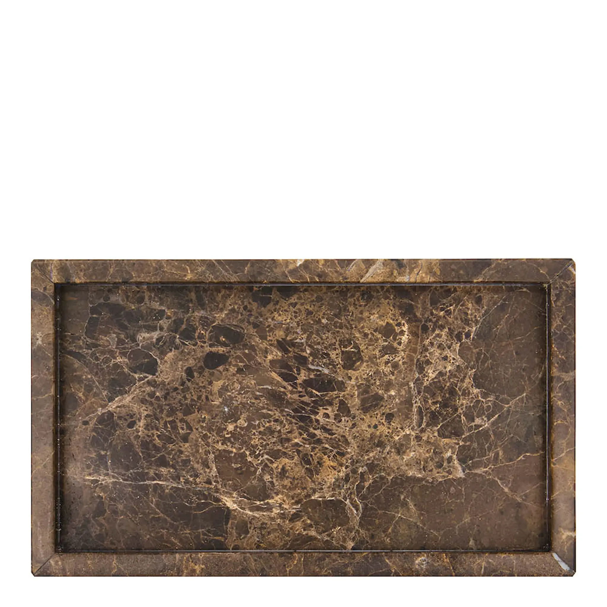 House Doctor Able marmorfat 24x14 cm brun marmor