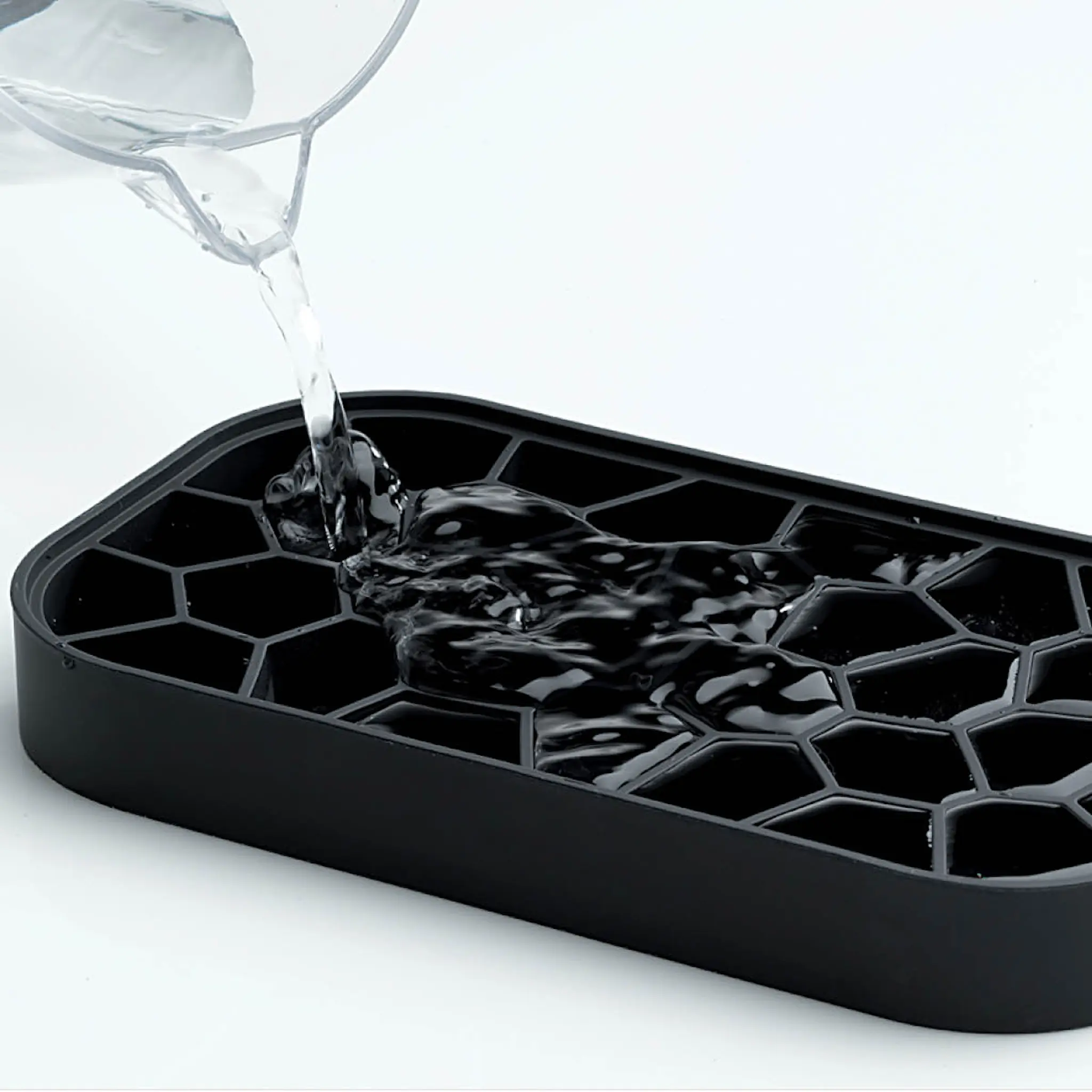 Lékué Ice Box isform och islåda för isbitar svart