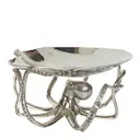 Octopus serveringsfat på bläckfiskställning silver