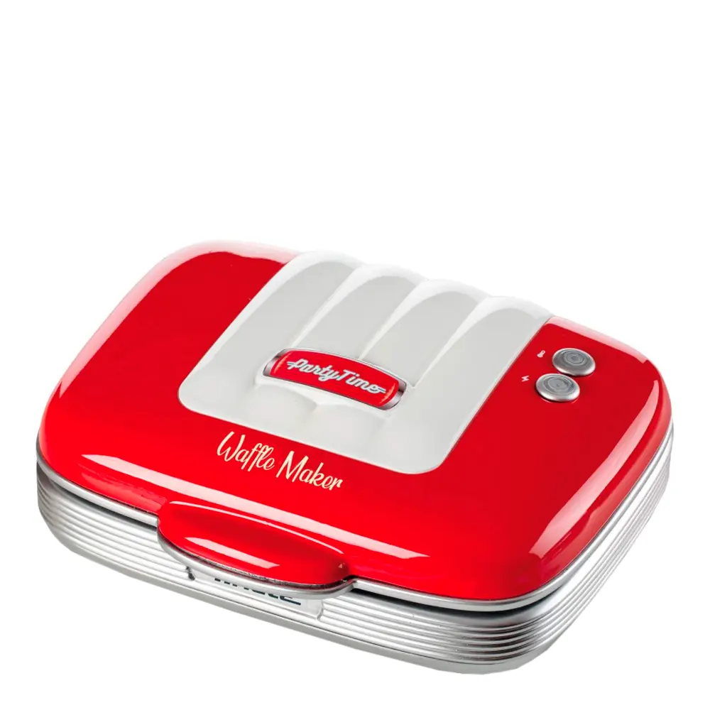 Party Time Vohvelirauta Punainen