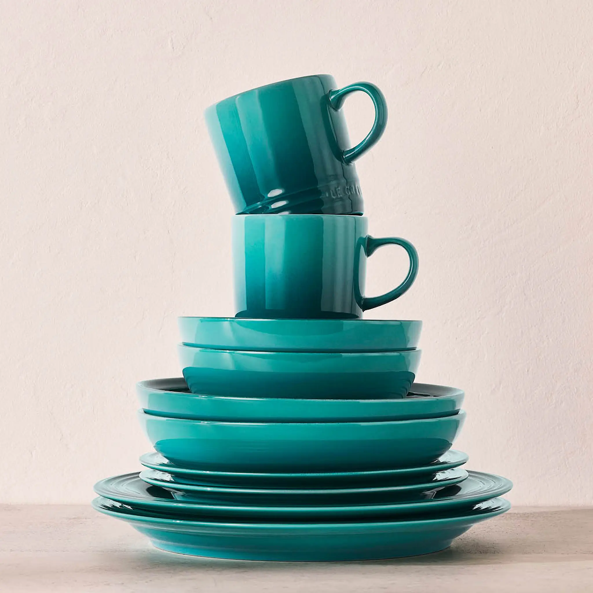 Le Creuset Coupe tallrik 22 cm Bleu Riviera