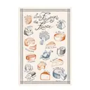 Kökshandduk 48x72 cm Fromage des France