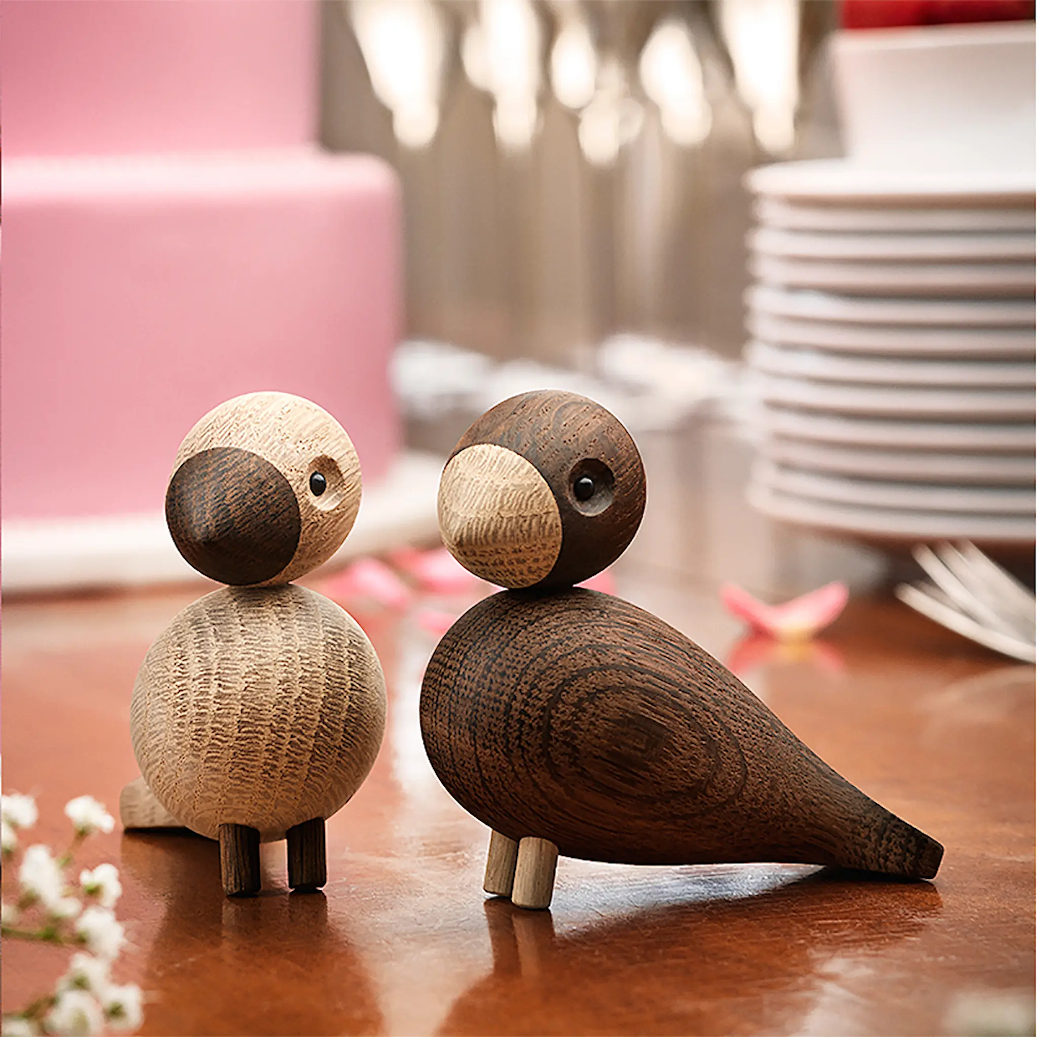 Kay Bojesen Denmark Lovebirds 8,8 cm Tammi
